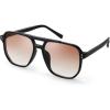 002 Black Frame/Orange Gradient Lens