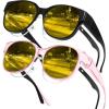 Black Frame + Transparent Pink Frame