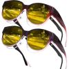 Gradual Wine Red Frame + Graduan Purple Frame