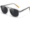 001 Transparent Grey Frame & Grey