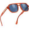 002 Orange Frame & Blue