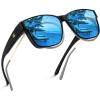 Matte Black Frame - Blue Lens