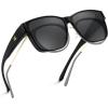 Matte Black Frame - Grey Lens