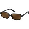 Black Frame Brown Lens