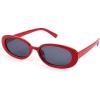 003red Frame/ Black Gray Lens