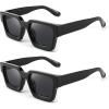 2pcs - Black + Black