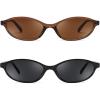 2 Pack Brown+black