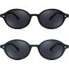 2pack (001 Black Frame & Grey+005 Green Frame & Grey)