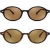 2pack (002 Black Frame & Tea+004 Leopard Frame & Tea)