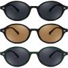 3pack (001 Black Frame & Grey+002 Black Frame & Tea+005 Green Frame & Grey)