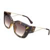 002 Leopard Frame Gradient Brown Lens