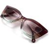 006 Gradual Red Brown Frame Gradient Brown Lens