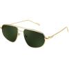 Gold Frame/Blackish Green Lens