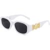 003 White Frame/Gray Lens