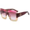 003 Pink-yellow Frame/Red-grey Lens