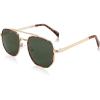 Golden Frame & Green Lens