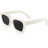 004 White Frame | Polarized Gray Lenses