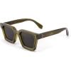 005 Transparent Olive Green | Polarized Gray Lenses