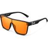 Black Frame & Orange Lens