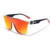 Transparent Red Frame & Red Mirror Lens