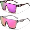 Z2pack(transparent Pink Leopard Frame & Purple Mirrored Lens+transparent Grey Frame & Pink Mirrored Lens)