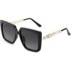 Black Frame Gradient Grey Lens