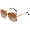 Clear Brown Frame Gradient Brown Lens