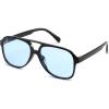 Black Frame - Blue Lens