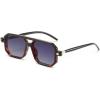 016 Black - Leopard Frame & Gradient Blue Lens