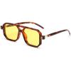 032 Leopard Frame & Yellow Lens