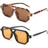 2 Pack Leopard/Tea + Black/Orange