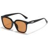 imageFEISEDY Women Trendy Square Sunglasses Oversized Vintage Cute Classic Simple Men Sun Glasses UV400 B0118