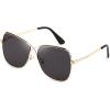 Golden Frame & Grey Lens