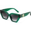 Transparent Green Frame & Gradual Grey