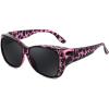 Purple Leopard Frame / Grey Lens