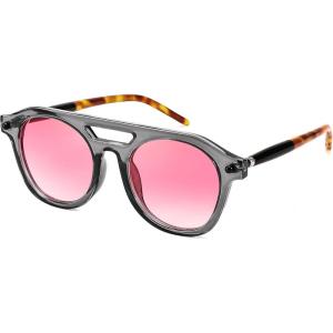 FEISEDY Retro Square Aviator Sunglasses Womens Mens Trendy 70s Vintage Stylish Frame UV400 Sun Glasses B0051(002 – Pink Leopard)