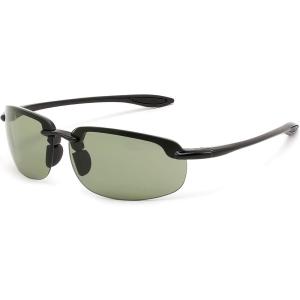 FEISEDY Sports Sunglasses for Men Women TR90 Rimless Frame for Running Fishing Driving B0349(Green)
