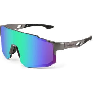FEISEDY Sports Sunglasses for Men, Women and Teens – Baseball, Biking, Cycling UV400 Protection B2388(006-gun Grey)