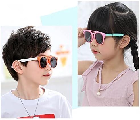 imageFEISEDY Kids Polarized Sunglasses for Girls Boys Sunglasses Rubber Round Frame UV400 Age 512 B2818005blue FramePolarized Lens