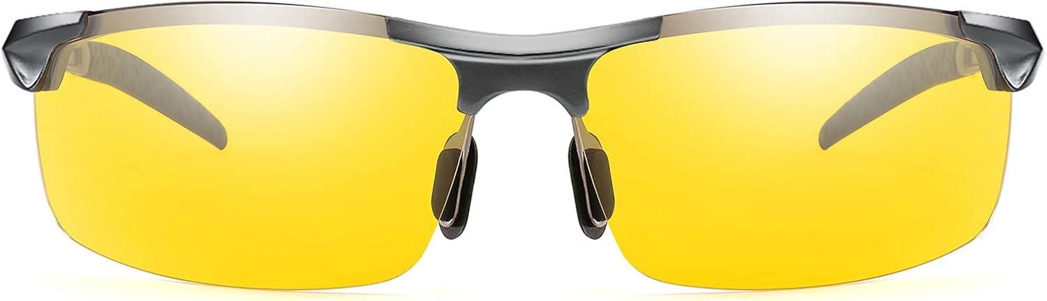 imageFEISEDY Mens Sports Polarized Sunglasses UV Protection Sunglasses for Men Cycling Driving B2442