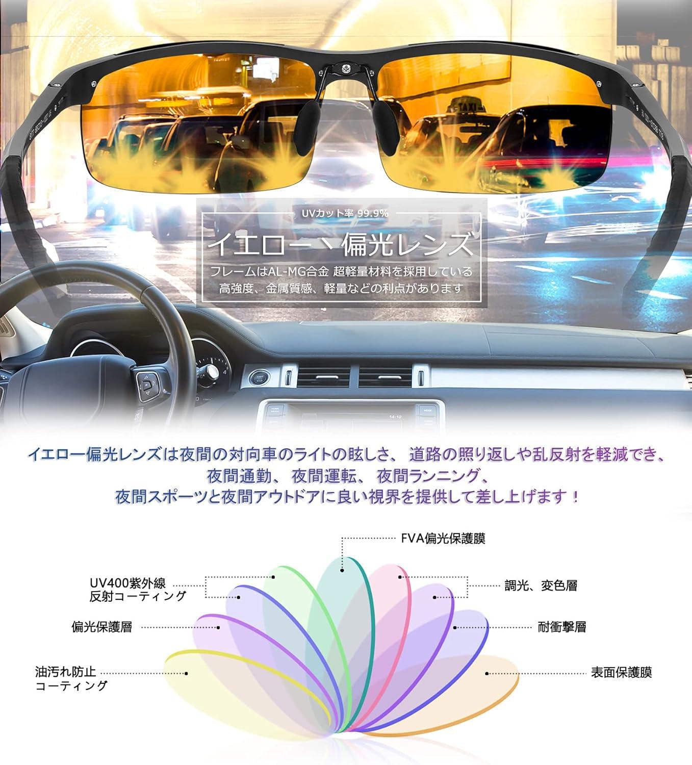 imageFEISEDY Mens Sports Polarized Sunglasses UV Protection Sunglasses for Men Cycling Driving B2442