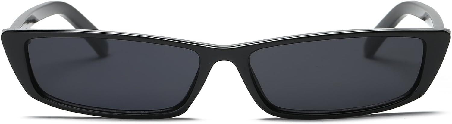 imageFEISEDY Vintage Square Small Sunglasses Cateye Women Acetate Frame Eyewear B2292Black
