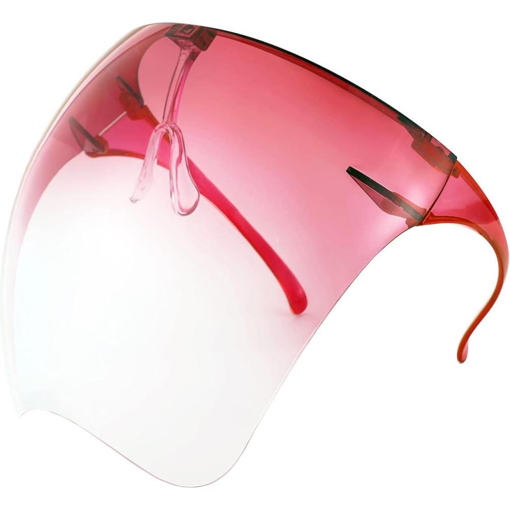 imageFEISEDY Full Cover Face Visor Protective Glasses Mirror Shield Sunglasses Anti Fog B2781007 Gradient Pink