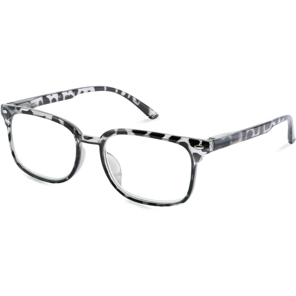 imageFEISEDY Progressive Multifocal Reading Glasses Blue Light Blocking Reader Glasses TR90 Frame Women Men B2497Grey Leopard