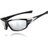 Black Frame/White Mirrored Lens