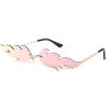 002 Pink Mirrored Lens
