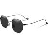 Black Frame Grey Lens