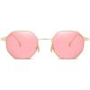Golden Frame Pink Lens