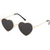 002 Gold Frame/Gray Lens/Gold Temples