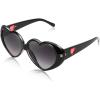 imageFEISEDY Love Heart Shaped Sunglasses for Women Fashion Cute Style Retro Glasses B2341